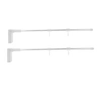 FRCOLOR 2 Pièces Panneau de Signalisation Magnétique pour Étagère de Magasin avec Barre Suspendue Identification de Zone et Classification des Produits pour Supermarché