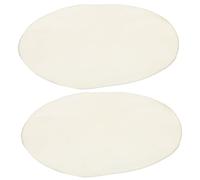 FRCOLOR 2 pièces Peau de Tambour Peau de Chèvre Naturelle Remplacement Confortable et Fait Main pour Tambours Africains Djembés et Percussions à Main Jeu Doux et Lot