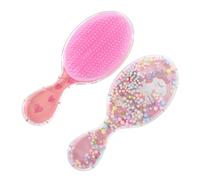 FRCOLOR 2 Pièces Peigne Pour Enfants Brosse à Cheveux Pour Enfants Garçons Brosse à Cheveux Fille Brosse Démêlante Pour Tout-petits Peigne à Cheveux Fille Licorne Rose Peigner Les Dents