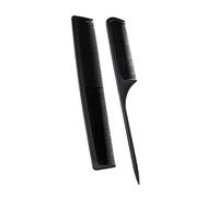 FRCOLOR 2 Pièces peigne pour salon de coiffure Hommes brosses à cheveux pour femmes peigne de décoloration peignes démêlant style Peigne de salon de coiffure peigne de coiffeur Black