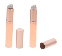 FRCOLOR 2 Pièces pinceau à lèvres tubes brillants parfum rechargeable brillant à lèvres baguettes à lèvres brosse en silicone applicateur de lèvres en silicone Plastique rose