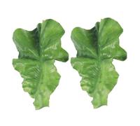 FRCOLOR 2 Pièces Pinces À Cheveux Drôles Simulation Barrettes De Feuille De Laitue Verte Épingles À Cheveux Nouveauté Épingles À Cheveux Mignonnes Accessoire De Cheveux De Fête Cosplay