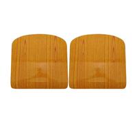 FRCOLOR 2 Pièces Planche de Siège Carrée en Bois de Remplacement | Partie de Réparation pour Mobilier Domestique, Format 14,37 Pouces, Surface Lisse, Usage la Cuisine