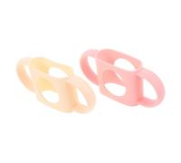 FRCOLOR 2 Pièces Poignées Silicone pour Biberon Garçon Fille Manches Antidérapantes Ergonomiques pour Large Compatible Transition Tasse Dapprentissage pour Mains