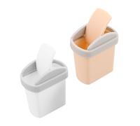 FRCOLOR 2 Pièces Poubelle de Maison de poupée Mini-poussière poubelles Jouets Meubles de Maison de poupée Jolie Mini Petit pla