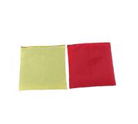 FRCOLOR 2 Pièces Sac de Jeu Bean Bags pour Garçon Fille Étanche Rouge et Jaune pour Activités Extérieures et Kermesse