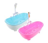FRCOLOR 2 pièces Set de Gobelets Plastique Design Élégant pour Boissons Froides et Milkshakes pour Repas Ludiques Réutilisable