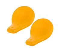 FRCOLOR 2 pièces Siège de Balançoire Plastique Résistant Coussiné pour Espaces Extérieurs et Aires de Jeux Communautaires