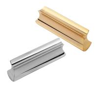 FRCOLOR 2 Pièces Slide Métallique Argenté Performance Fluide Design Ergonomique et Prise en Main Confortable pour Guitare Hawaïenne et Basse pour Musiciens et Étudiants