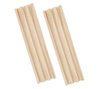 FRCOLOR 2 pièces Support Domino Bois Plateau Rangées Organisateur de Dominos Multi-Jeux de Table Mahjong Train Mexicain