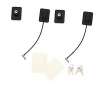 FRCOLOR 2 pièces Verrou de Réfrigérateur pour Garçon Fille Sécurité Garçon Fille Installation Facile Adhésif Fort Protection Pratique pour Maison Loquet pour Armoires et Fenêtres
