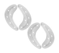 FRCOLOR 2 Plaques de Talon Métal pour Homme Protection Antidérapante Semelle et Talon Kit Réparation Semelle et Adapté et Chaussures Installation Facile pour Usage Quotidien et
