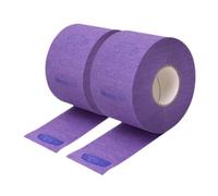 FRCOLOR 2 Rouleaux Papier Foulard Sangle De Cou Enveloppement De Coiffure Fournitures De Salon De Coiffure Fournitures De Barbier Professionnel Papier Cou Papier Crépon Violet,mauve