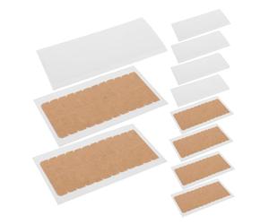 FRCOLOR 20 Feuilles Invisible Double-sided Hair Extension Tape Strong Adhesive Strips For Wigs Toupees Comfortable Lace Integration Natural Look Replacement Glue Tape