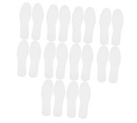 FRCOLOR 20 paires Semelles Intérieures Fines et Respirantes Lot pour Femmes et Hommes Semelles Absorbant les Chocs Légères et Jetables Coussin de Protection Confortable pour Chaussures de