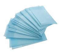 FRCOLOR 20 Pièces Alèses Absorbantes Jetables en Tissu Non Tissé Bleu, Structure Double Couche Confortable et Adaptée aux Petites et Hôpitaux, Lot de 45x60 Cm