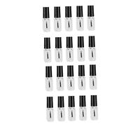 FRCOLOR 20 Pièces Bouteille De Vernis à Ongles Vide Étiquette Bouteilles Liquide Bouteille De Vernis Vide Gel Pour Les Ongles Dissolvant Pour Vernis à Ongles En Gel Entonnoir Para Un Verre