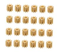 FRCOLOR 20 pièces Engrenages Cuivre Dents Pignon Moteur Petit Module pour Drone Robot Modélisme