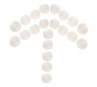 FRCOLOR 20 Pièces Lames de Ventilateur Plastique pour Sèche-cheveux de Rechange pour Moteur de Sèche-cheveux Accessoires de Maintenance pour Réparations DIY et Usage Salon