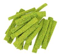 FRCOLOR 20 pièces Lot de Mini Buissons Artificiels Éponge Jaune Décoration Micro Paysage pour Maquettes Jardins Miniatures Table de Sable et Scènes Ferroviaires