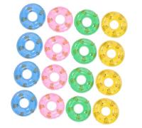 FRCOLOR 20 pièces Mini Bouées Gonflables Flottantes PP Jouets Natation Miniatures pour Décoration Piscine Garçon Fille Couleur Aléatoire Couleur Aléatoire