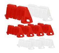 FRCOLOR 20 pièces Miniatures Panneaux de Signalisation Routière Jouets Éducatifs Décoratifs pour Garçon Fille Accessoires de Modèle de Barricades Routières pour Jeux et Fêtes