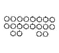 FRCOLOR 20 Pièces Peigne Élastique Rond Complet Peigne à Cheveux Souple Peigne -tête Bandeaux Élastiques Peigne Circulaire Élastiques à Cheveux Noirs Peignes Pour Femmes Abdos