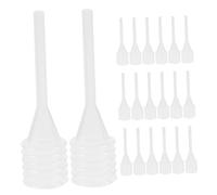 FRCOLOR 20 Pièces Pipettes à Ressort Réutilisables Plastique Accessoires Humidificateur de Cigare Petites Pipettes pour Transfert de Liquides et