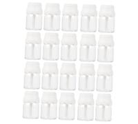 FRCOLOR 20 pièces Tube de Gloss à Lèvres Vide Bouteilles Rechargeables Transparentes avec Bouchon Blanc Conteneurs Portables pour DIY Maquillage et Soins des Lèvres
