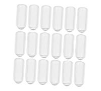 FRCOLOR 200 Pièces Accessoires de bandeau Embouts en caoutchouc pour bandeau Embouts de bandeau en caoutchouc pointe de tube protecteurs d'extrémité de bandeau kit d'embouts Transparent