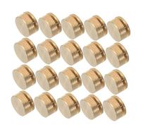 FRCOLOR 20pcs Arbre Rotatif du Tourne-clous en Métal Or, Roulement de Précision Léger pour Salon de Beauté et Pratique DIY Nail Art