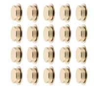 FRCOLOR 20pcs Roulements Rotatifs pour Nail Art en Acier Inoxydable 8x10x2,8mm Léger Rotation 360° Accessoires DIY pour Femmes et Salon D'ongles