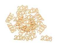 FRCOLOR 20pièces Breloques Acier Inoxydable Pendentifs Pompon Pour Colliers Kit De Breloques Annuelles Pour Fabrication De Bijoux Et Bricolage