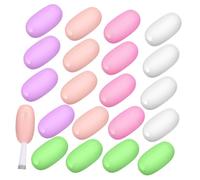 FRCOLOR 20pièces Protège-têtes Brosse à Dents Multi-Couleurs Caps De Protection Léger Et Portable pour Brosse Manuelle Et Électrique Adapté pour Voyage Et Usage Domestique