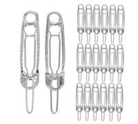 FRCOLOR 24 Pièces Clip à cheveux d'épingle épingles à cheveux élégantes non folies Barrettes d'épingle de sécurité des femmes Filles élégantes alliage