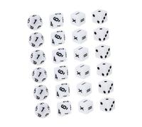FRCOLOR 24 pièces Dés Éducatifs Mathématiques pour Garçon Fille Pédagogique et Confortable Outil Ludique pour Apprentissage et Coordination Main Œil