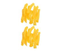 FRCOLOR 24 Pièces Faux Food French Fries PVC Models Lifelike Kitchen Pretend Play Props for Photo Display and Home Decor