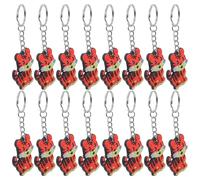 FRCOLOR 24 Pièces Lot de Porte-clés Tigre pour Décoration de Fête Jungle Accessoire Original pour Fête à Thème Sauvage ou Chasse Forêt
