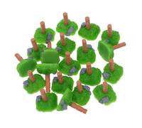FRCOLOR 24 Pièces Mini Farm Playset Bois Miniature Clôture Barrière Animale pour Décoration DIY de Ferme Accessoires pour Maison de Poupée Petite Portable pour Scènes Créatives