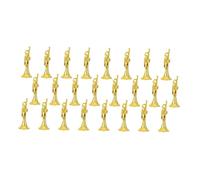 FRCOLOR 24 pièces Mini Trompette Modèle Doré Accessoires Décoratifs DIY pour Paysage de Maison Miniature