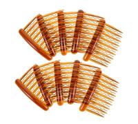 FRCOLOR 24 pièces Peignes à Cheveux Plastique Ondulé Rétro Peignes Latéraux pour Voile de Mariée Accessoires et Résistants pour Cheveux Fins