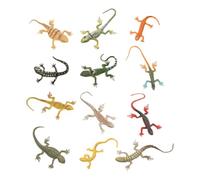 FRCOLOR 24pièces Lot de Jouets Lézards Plastique Figurines Reptiles Éducatives pour Garçon Fille Style Aléatoire
