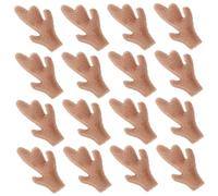 FRCOLOR 25 Pièces corne de dragon pour bandeau DIY hair toppers Matériel de coiffe de dragon mignon inclure bandeau cheveux corne de dragon pour la fabrication de bandeaux Peluche Coffee