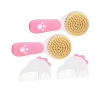 FRCOLOR 2ensemble Brosse Et Peigne Pour Garçon Fille Ensemble De Soins Capillaires Avec Poils Doux Né Et Jeune Garçon Fille Aide Au Démêlage Facile