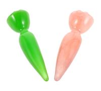 FRCOLOR 2pcs Bâtons de Massage Guasha en Résine Forme Lotus pour Visage et Yeux, Réduit les Poches, Favorise la Relaxation, Maison Voyages