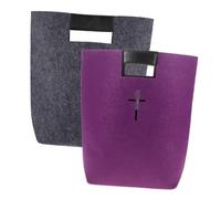 FRCOLOR 2Pcs Feutre À Main Bible Porte-Documents Bible Cas Fourre-Tout À Main Feutre Fourre-Tout Sainte Bible Bible Étui De Transport pour Les Femmes pour Bible