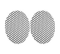 FRCOLOR 2pcs Hair Dryer Rear Cover Replacement, 1.8 Inch Round Ventilation Mesh End Cap, Nylon Dust Filter, Wear-Resistant Vent Cover for Hair Dryer