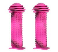 FRCOLOR 2pcs Poignées de Vélo en Gel de Silice Antidérapantes pour Garçon et Filles, Poignées de Guidon de Trottinette et Vélo, Confortables et Résistantes, Couleur Noir