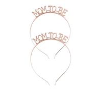 FRCOLOR 2pièces Bandeau Élégant Mom to Be Rose Accessoire De Mariage Et Fête Pour Futures