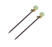 FRCOLOR 2pièces Bâton à Cheveux Vintage Bois Style Chinois Lot De Épingle à Cheveux